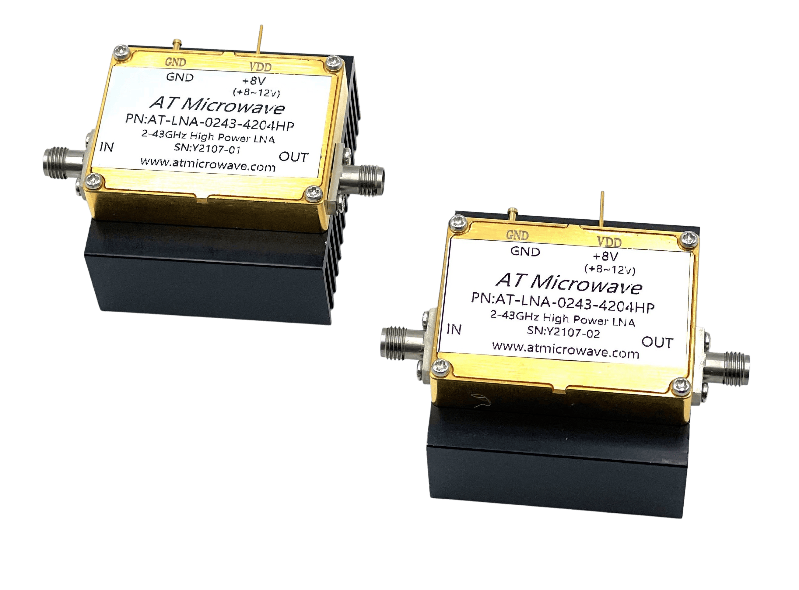 Coax Broadband Amplifiers up to 110 GHz