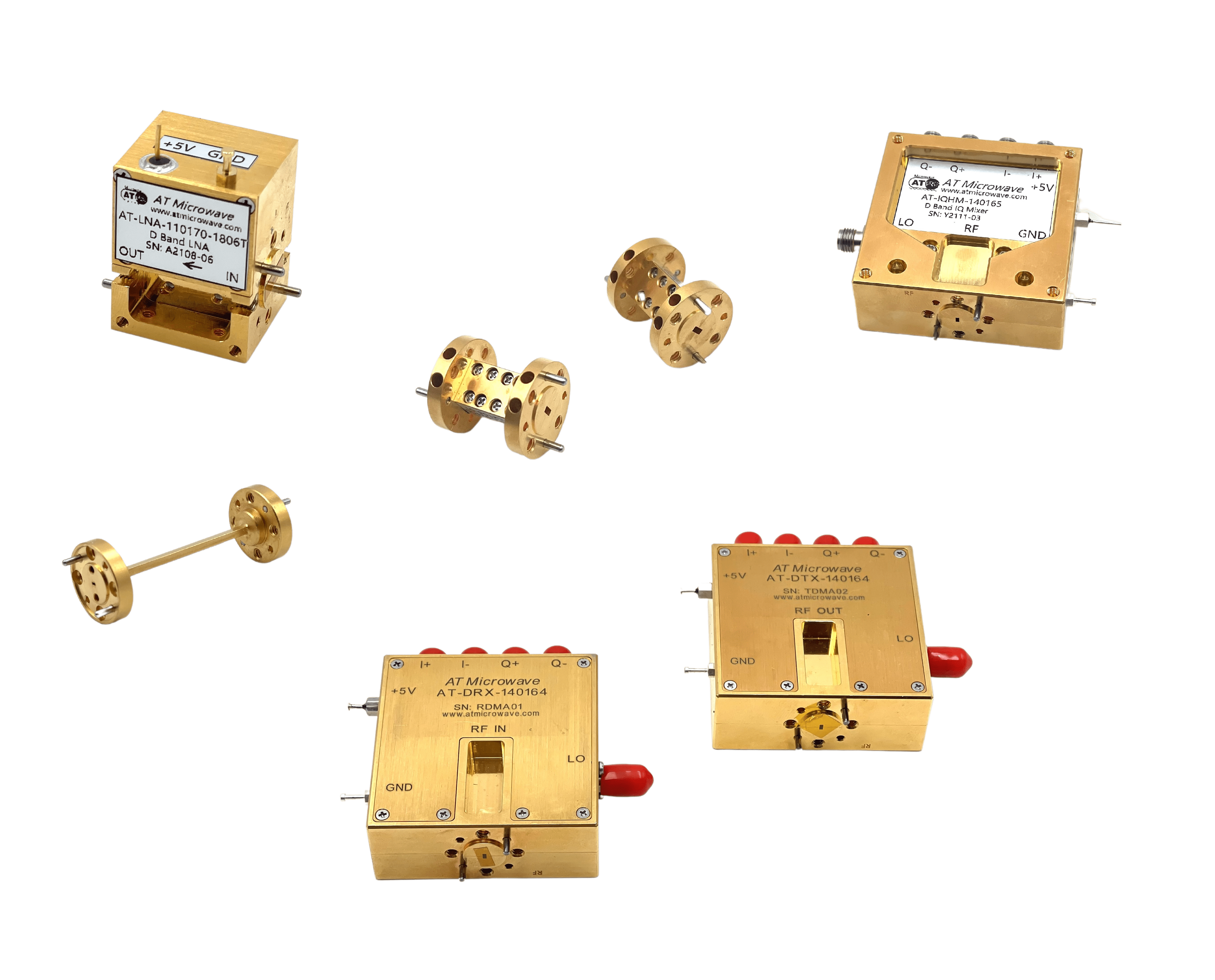 D-Band Components up to 170 GHz