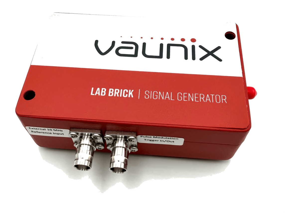 VAUNIX LMS-802DX Lab Brick Signal Generator 2-8 GHz | 80 dB Power Control mit Pulse Modulation & Sweep Trigger Optionen